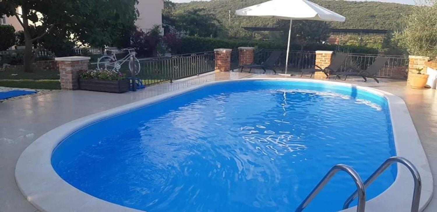 Apartments Robi- Swimming Pool And Beautiful Garden Kampor Buitenkant foto
