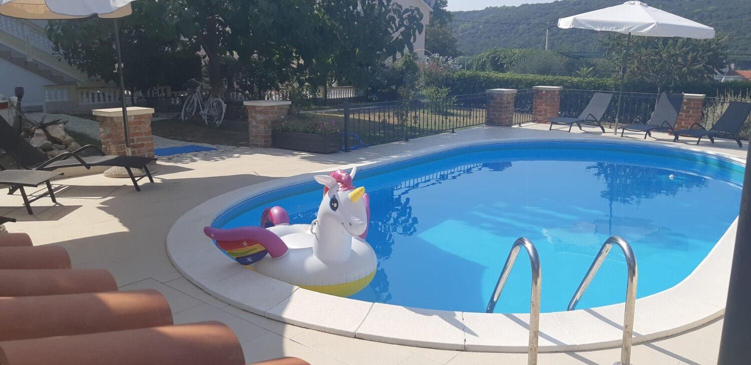 Apartments Robi- Swimming Pool And Beautiful Garden Kampor Buitenkant foto